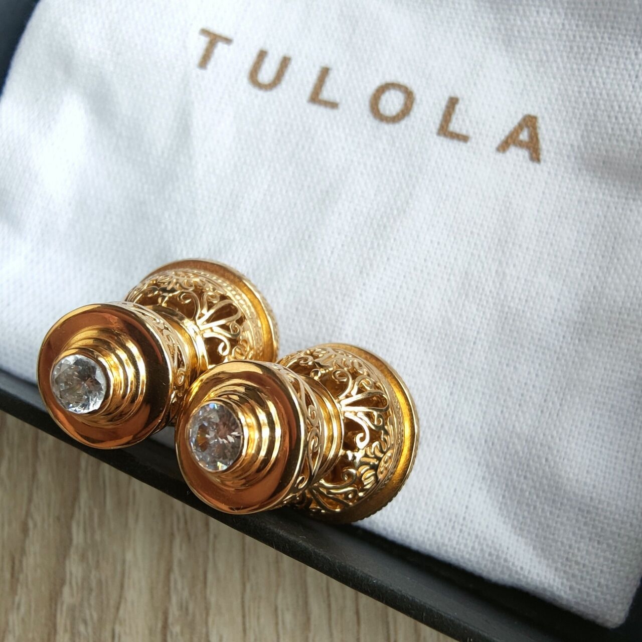 Tulola Jewelry Canang Prayascitta Pearl Subeng Gold Dip