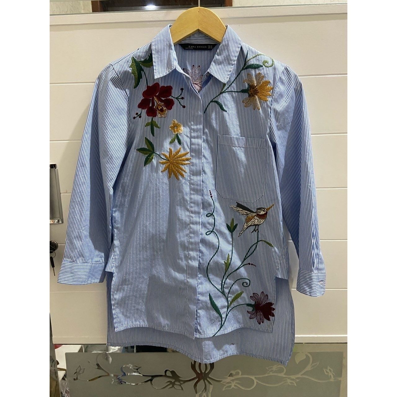 Zara Embroidery Shirt Tunic