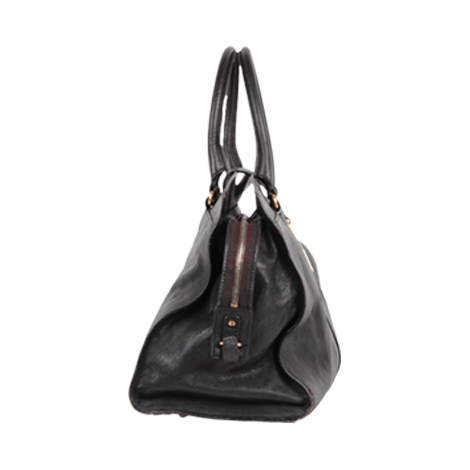Yves Saint Laurent Black Classic Cabas Hand Bag