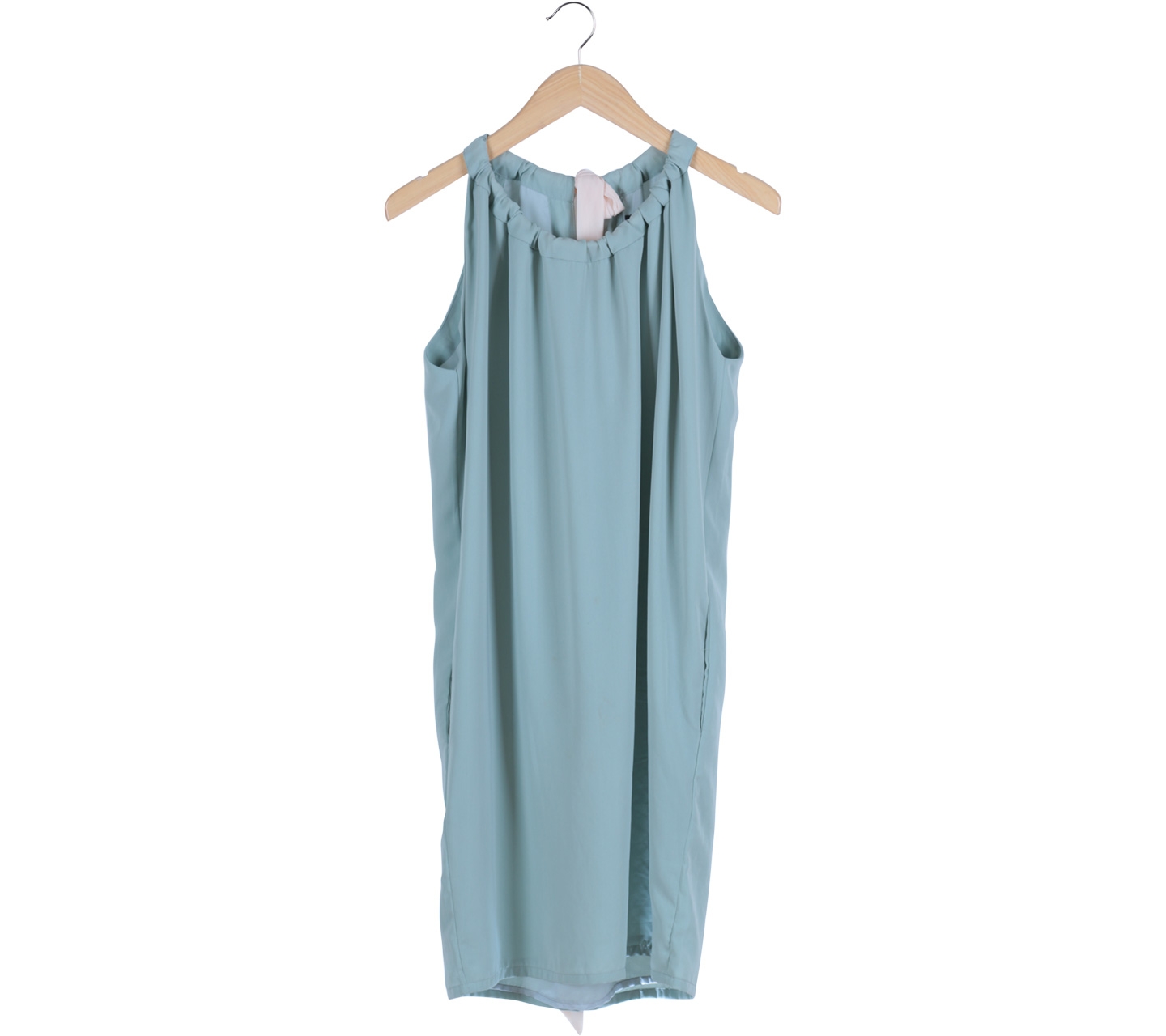 Shop At Velvet Green Ribbon Sleeveless Midi Dress