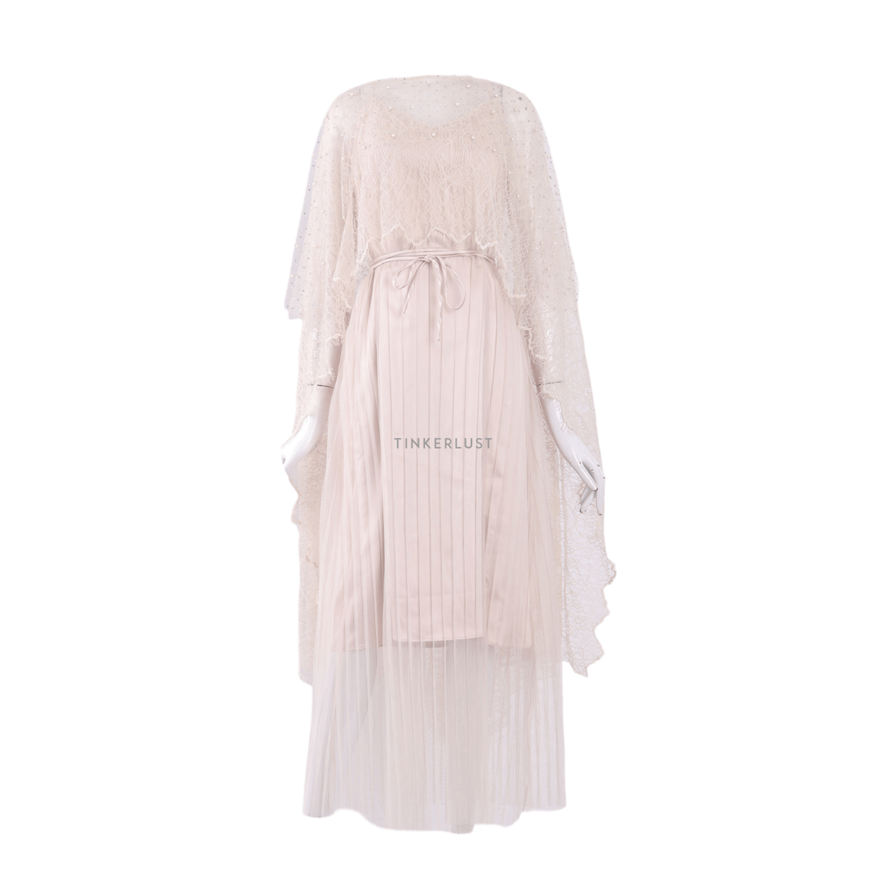 Touchup Atelier Cream Lace Long Dress