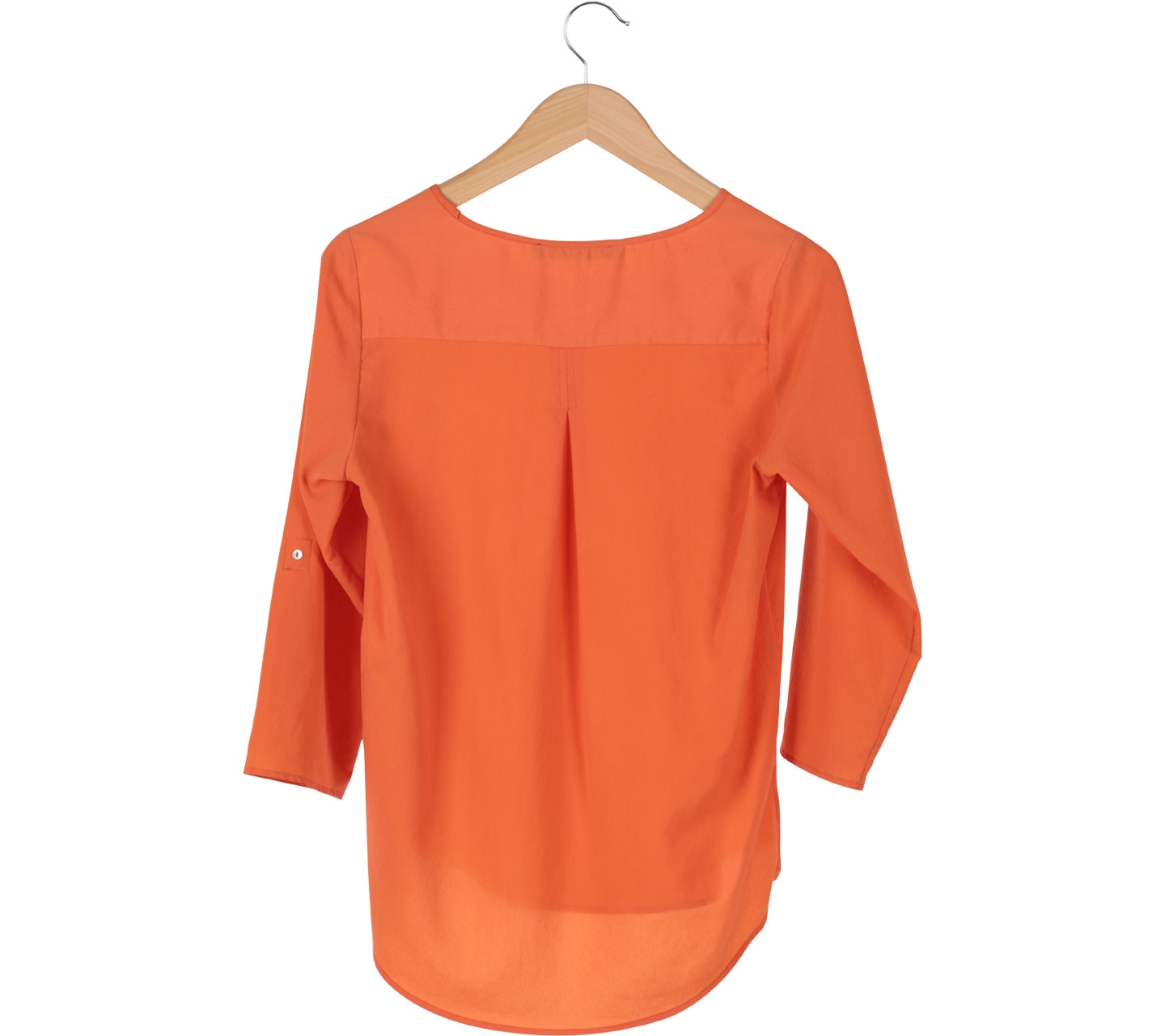 Zara Orange Basic Blouse