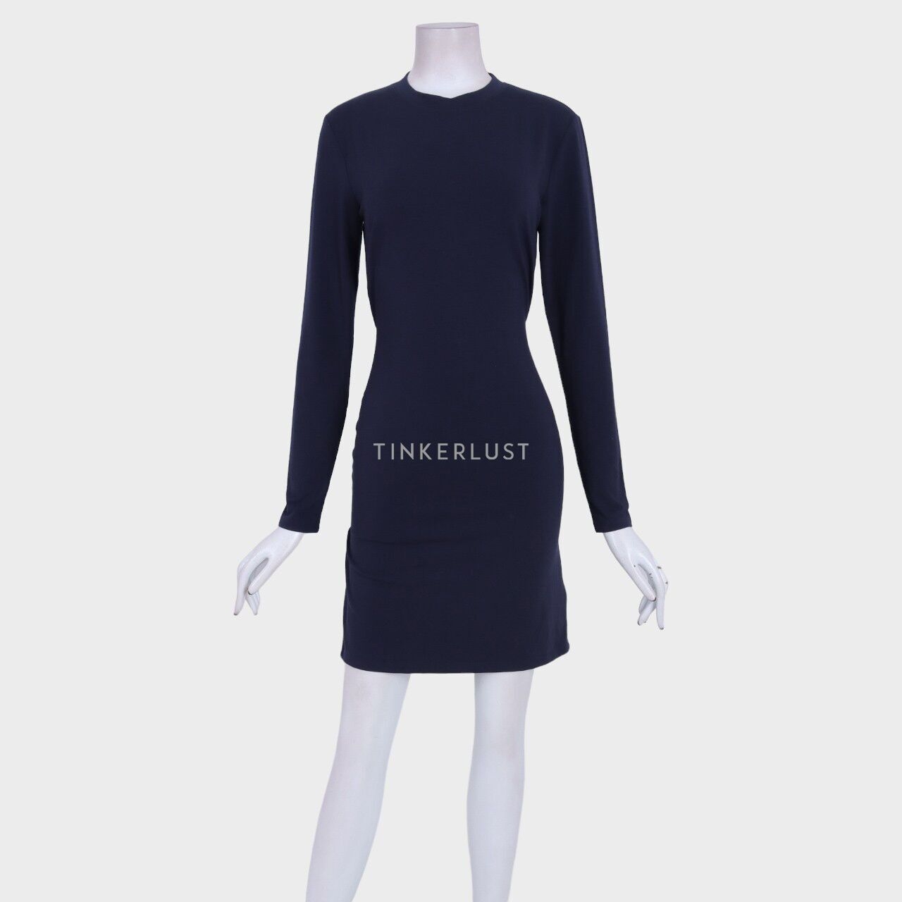 Juicy Couture Navy Long Sleeve Midi Dress