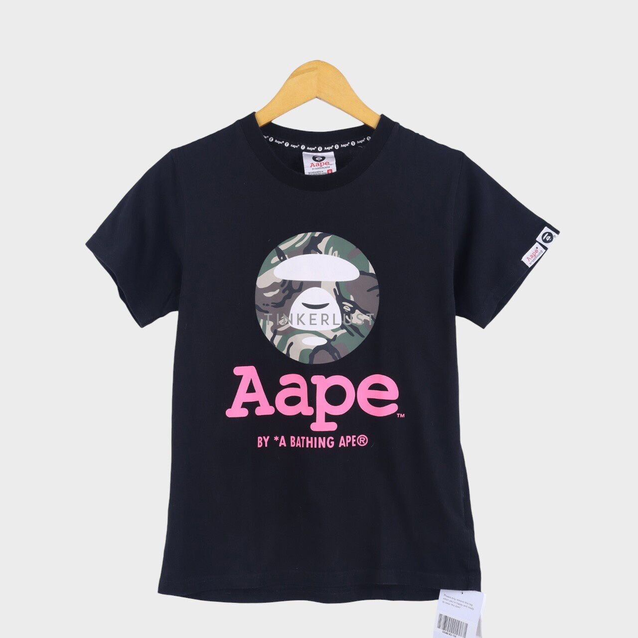 Aape By A Bathing Ape Black Graphic Tshirt
