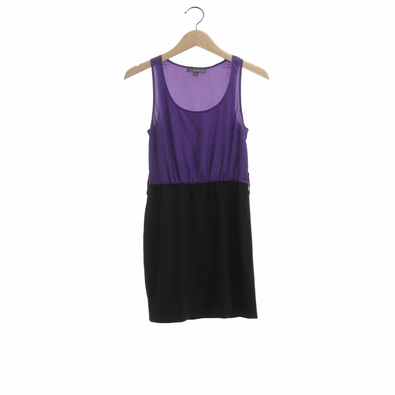 Twenty One Black & Purple Mini Dress