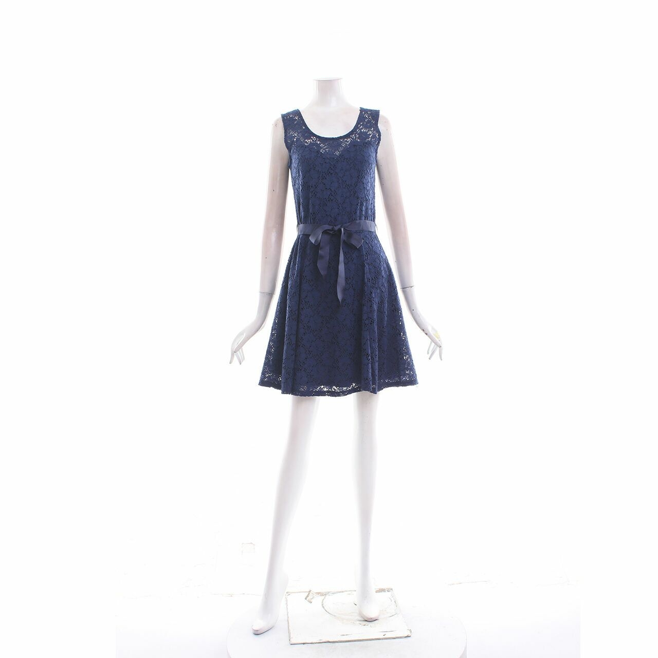 Morgan Navy Lace Mini Dress