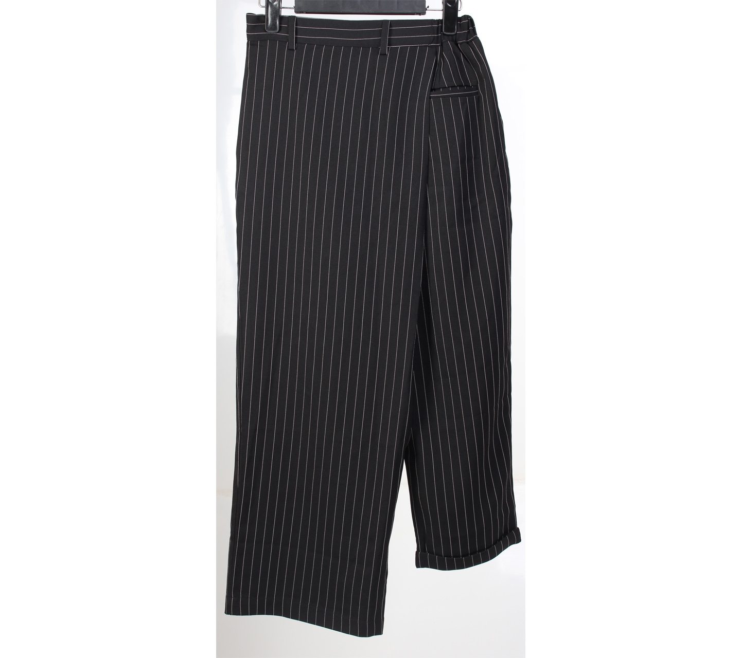 Black Striped Long Pants