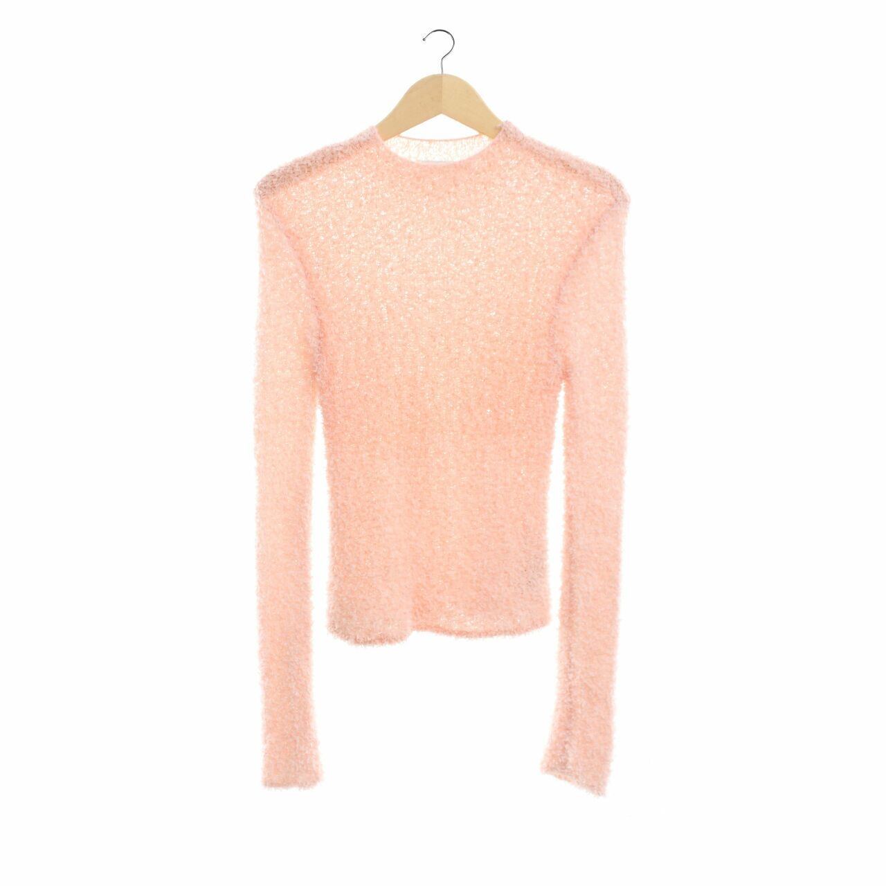 Zara Pink Knit Blouse