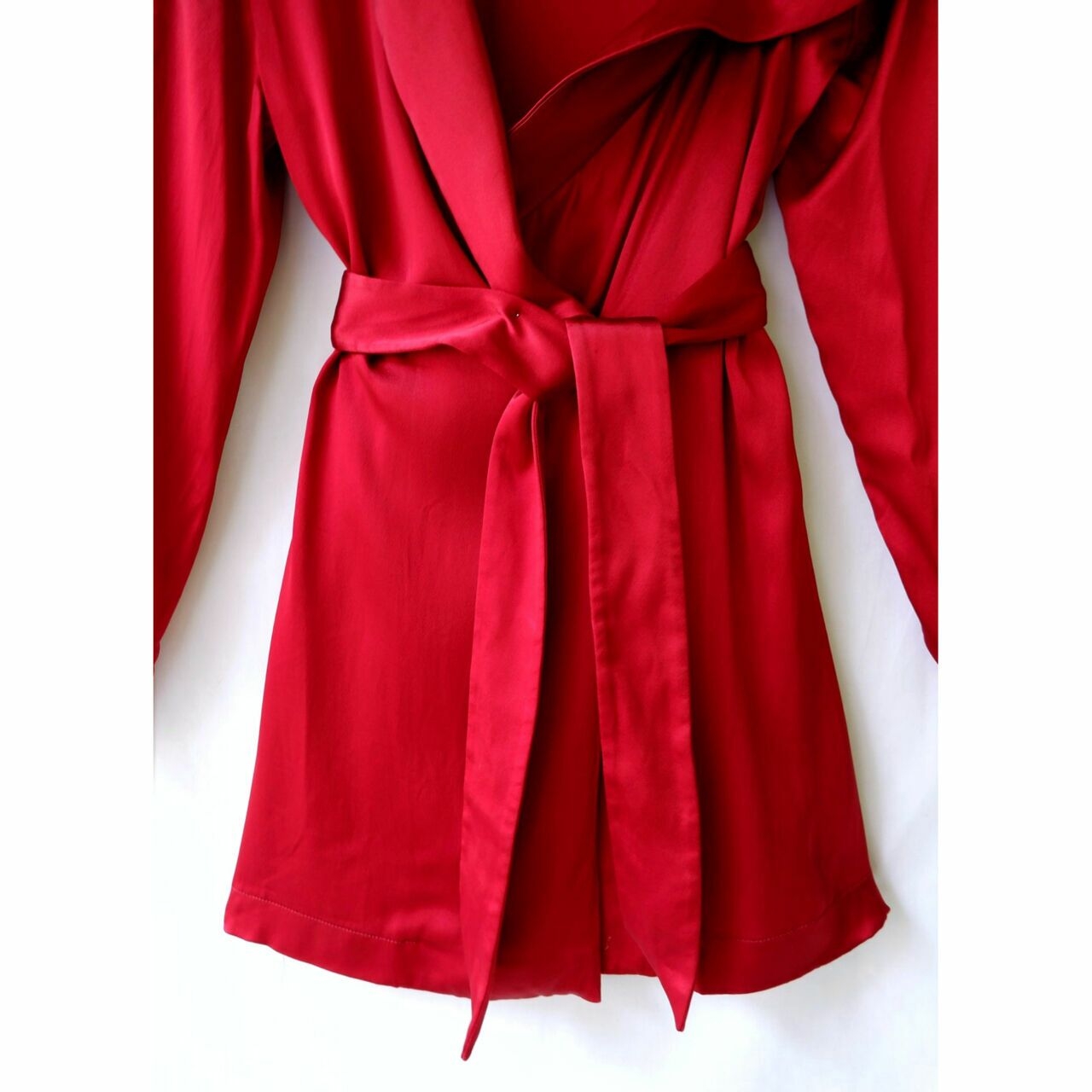 Jean Paul Gaultier Red Wrap Mini Dress