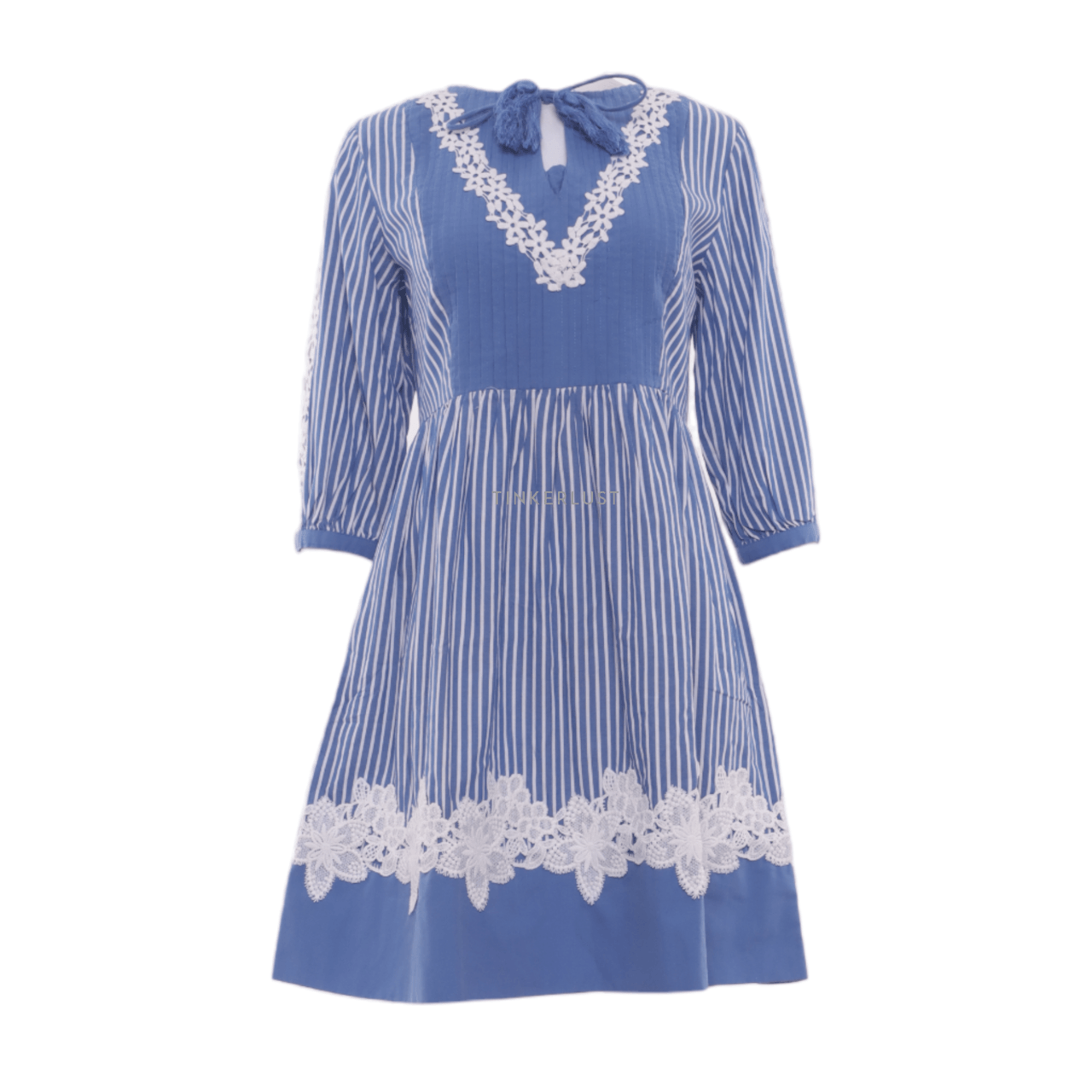 Osmose Blue & White Mini Dress