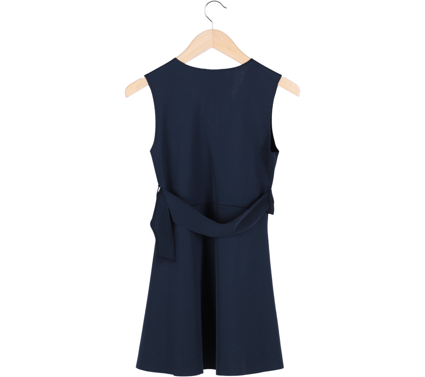 Zara Blue V-Neck Mini Dress