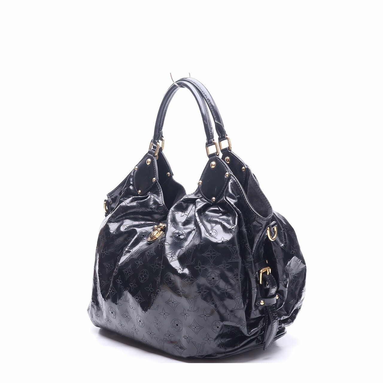 Louis Vuitton Surya XL Mahina Noir Black Hand Bag