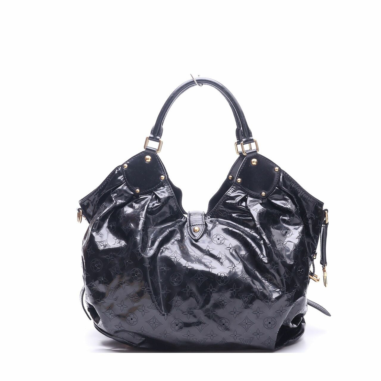 Louis Vuitton Surya XL Mahina Noir Black Hand Bag