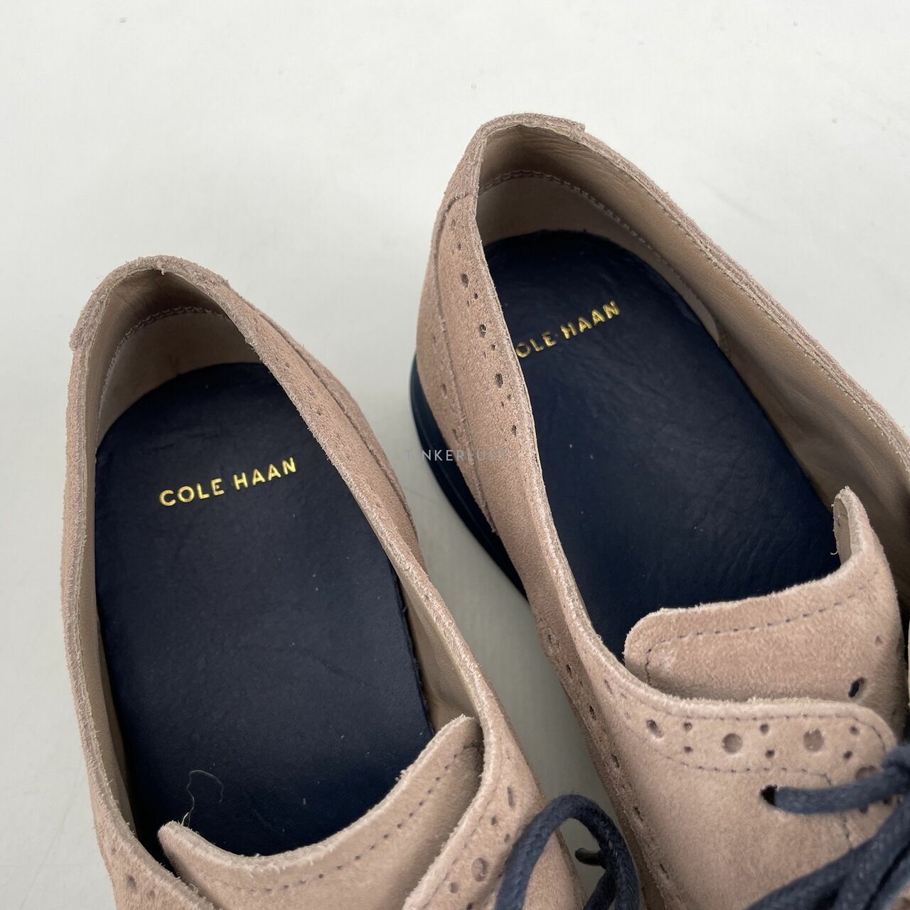 Cole Haan Brown Nude Blue Lunar Grand Sneakers
