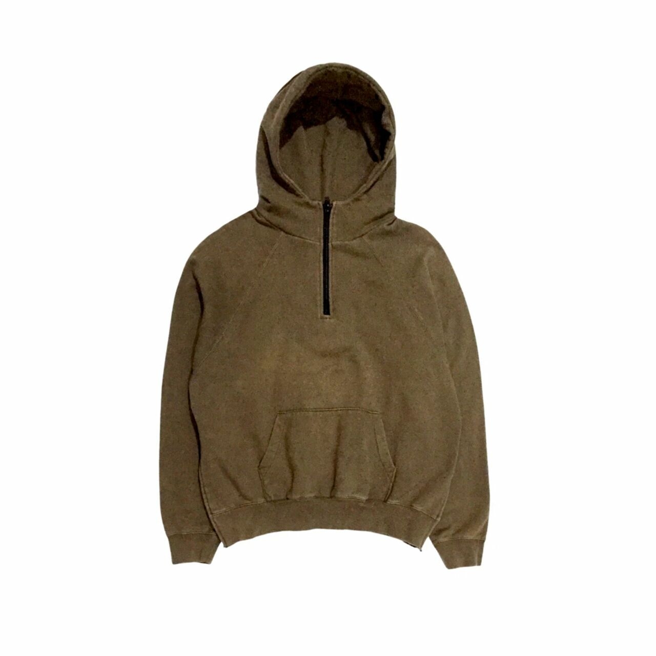 Fear Of God x Pacsun Olive Green Half Zip Hoodie Sweater