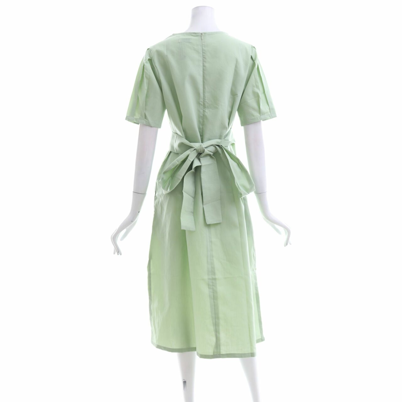 Oudre Light Green Midi Dress