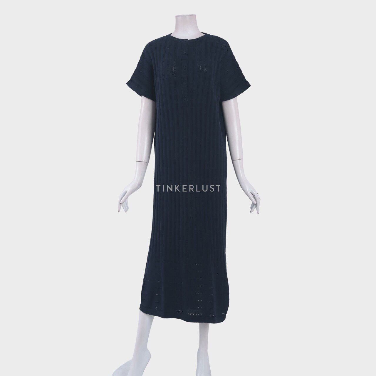 Jii by Gloria Agatha Navy Long Dress