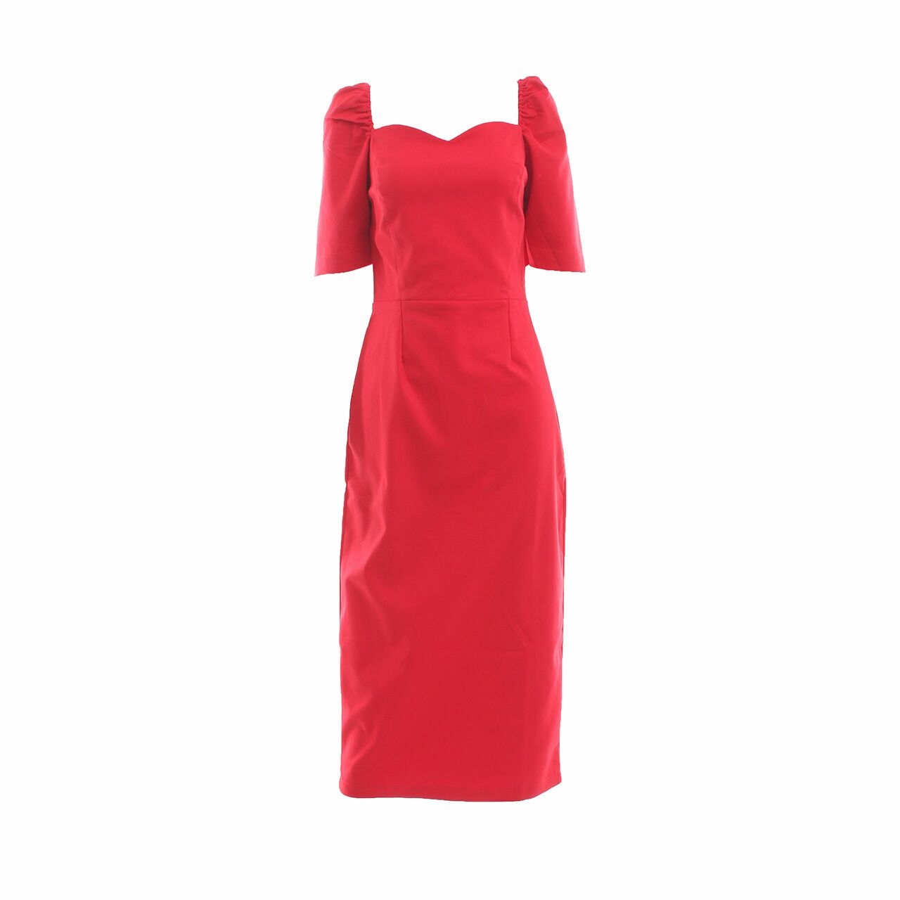 Malika By Modelano Red Long Dress
