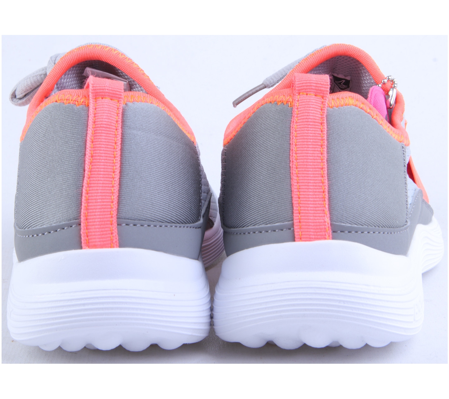 Power Grey And Pink Coral Glide Fog Sneakers