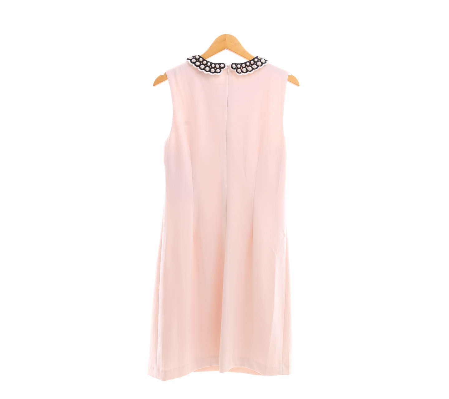Betsey Johnson Soft Pink Pearl Nech Mini Dress