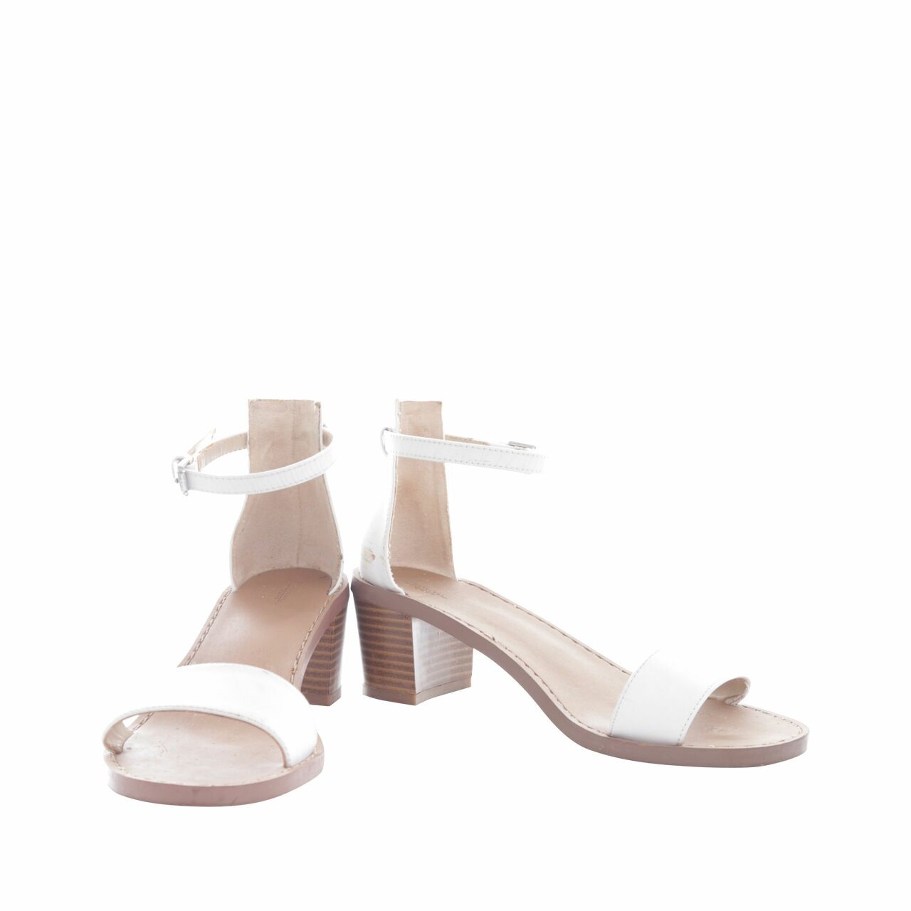 Zara White Heels