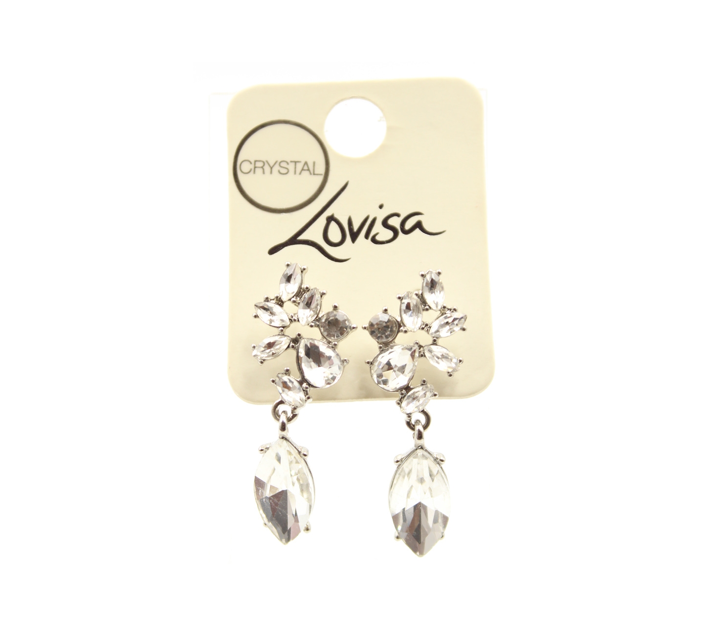 Lovisa Silver beaded Floral Earrings Jewelry