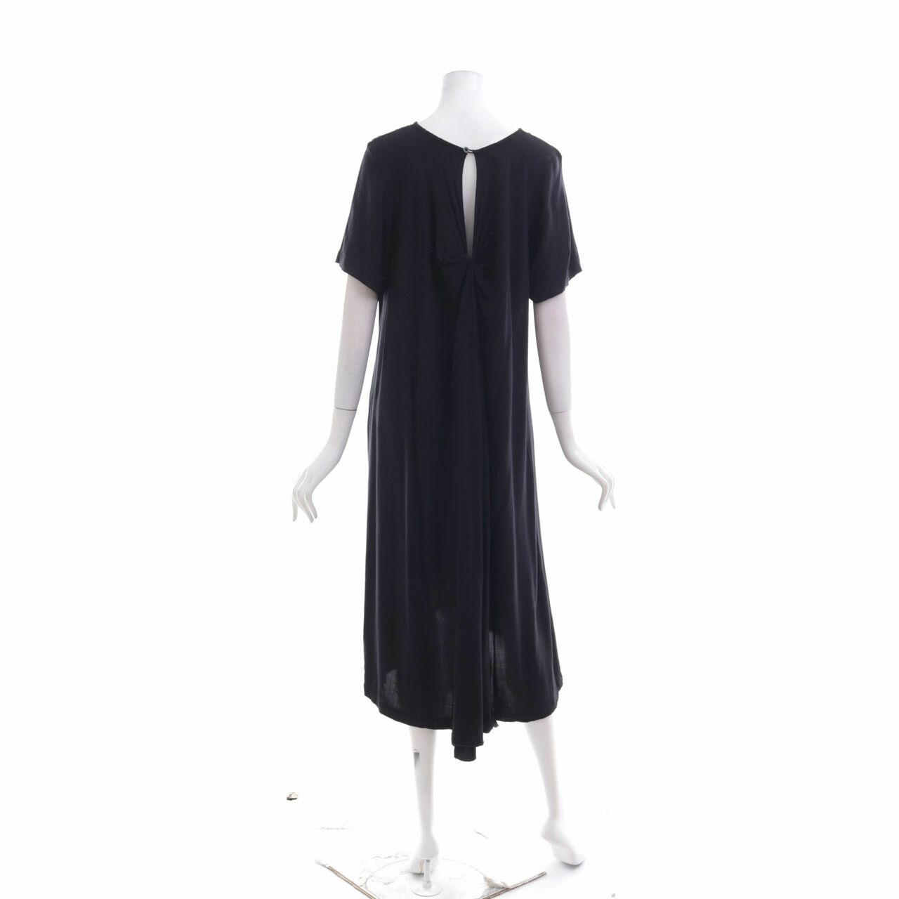 Schoncouture Black Midi Dress
