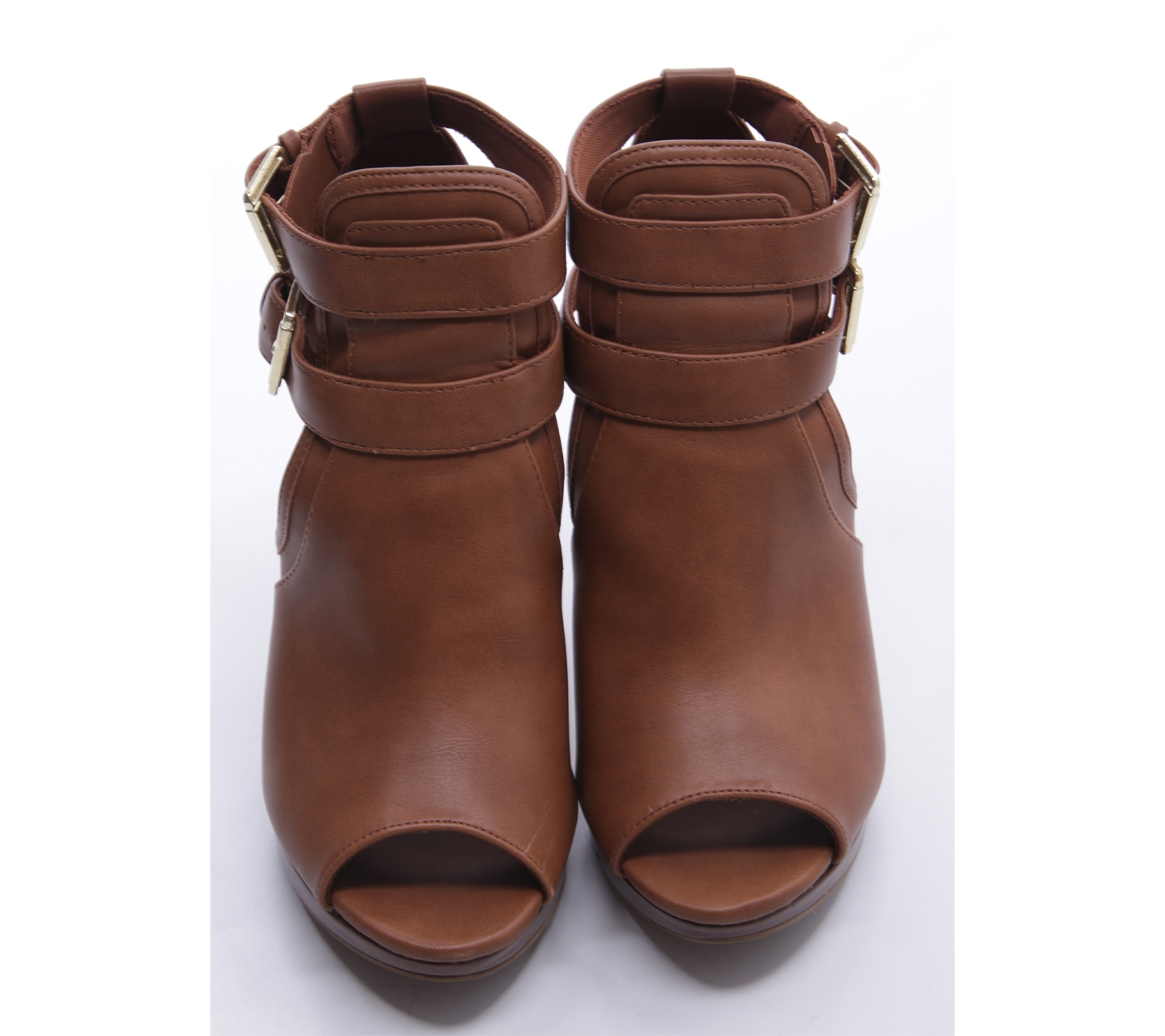 Brash Brown Leather Heels