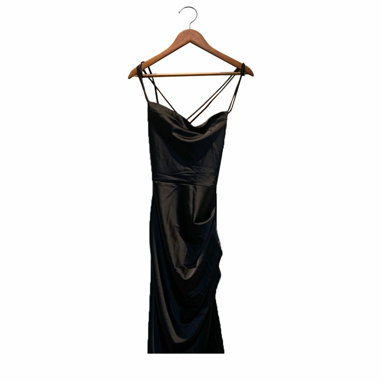 Spring Summer Style Black Midi Dress