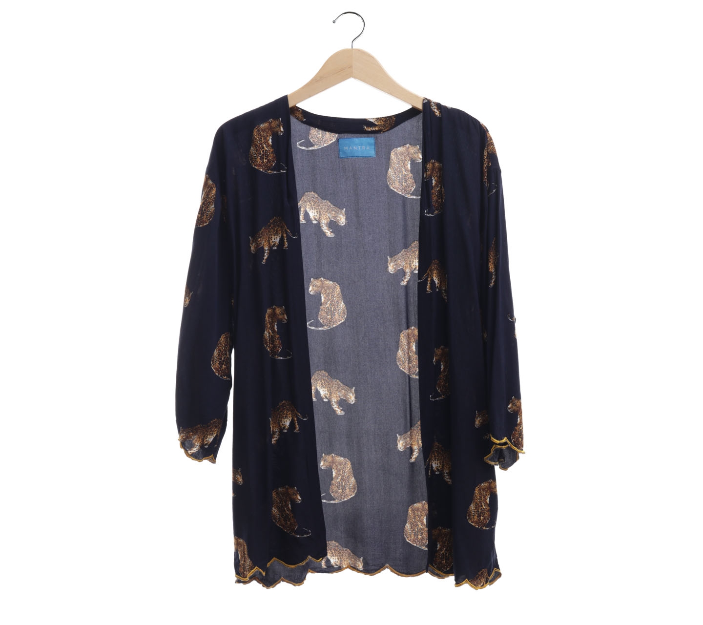 Private Collection Navy Leopard Outerwear