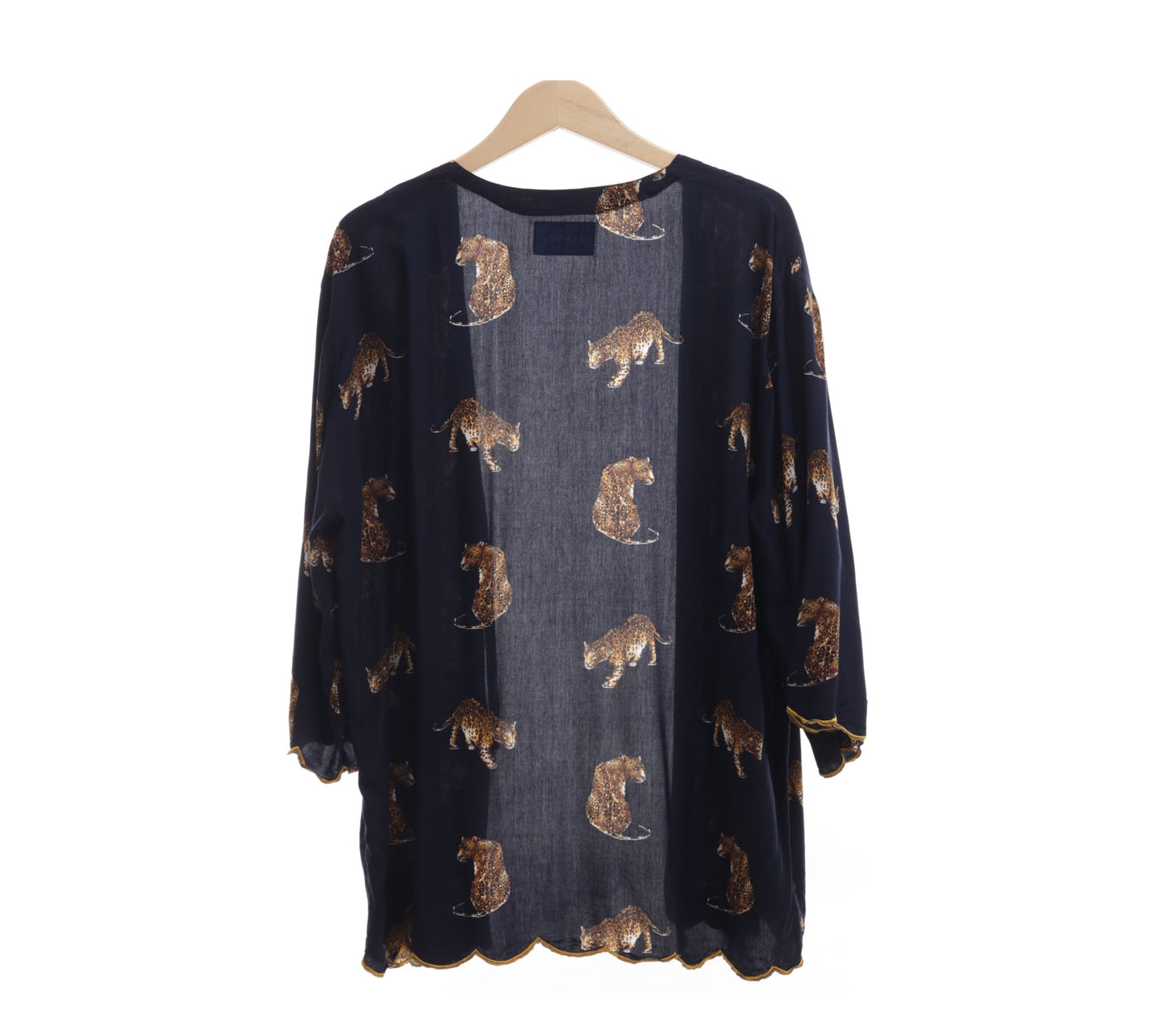 Private Collection Navy Leopard Outerwear