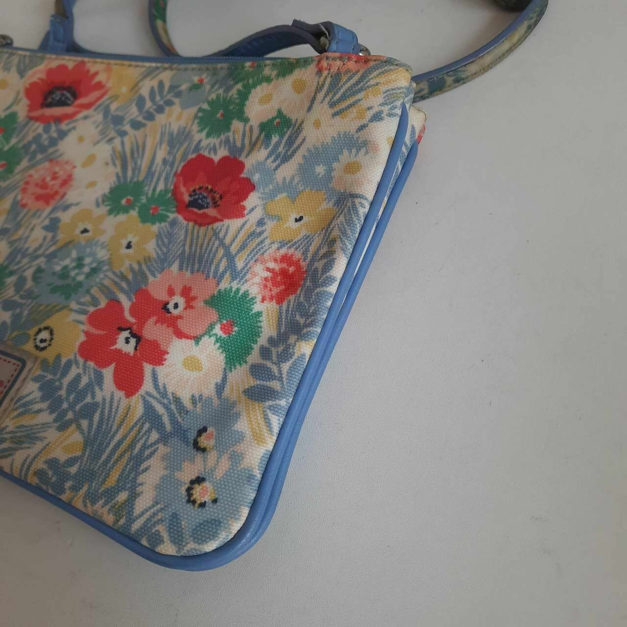 Cath Kidston Blue Floral Sling Bag
