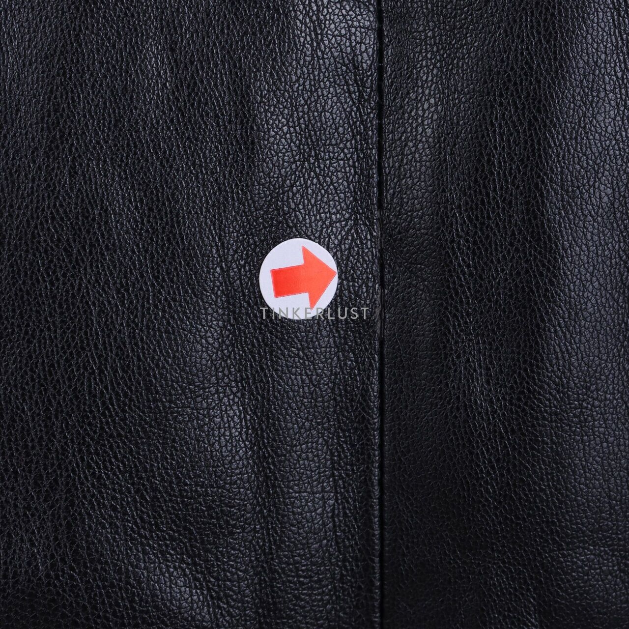 Zara Black Slit Leather Midi Skirt
