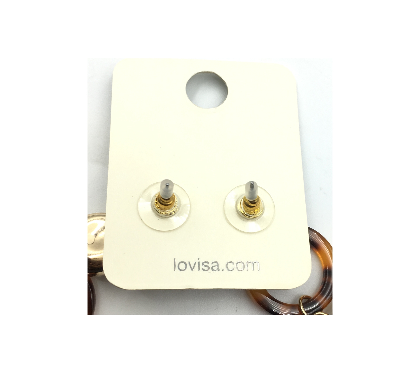 Lovisa brown gold earrings