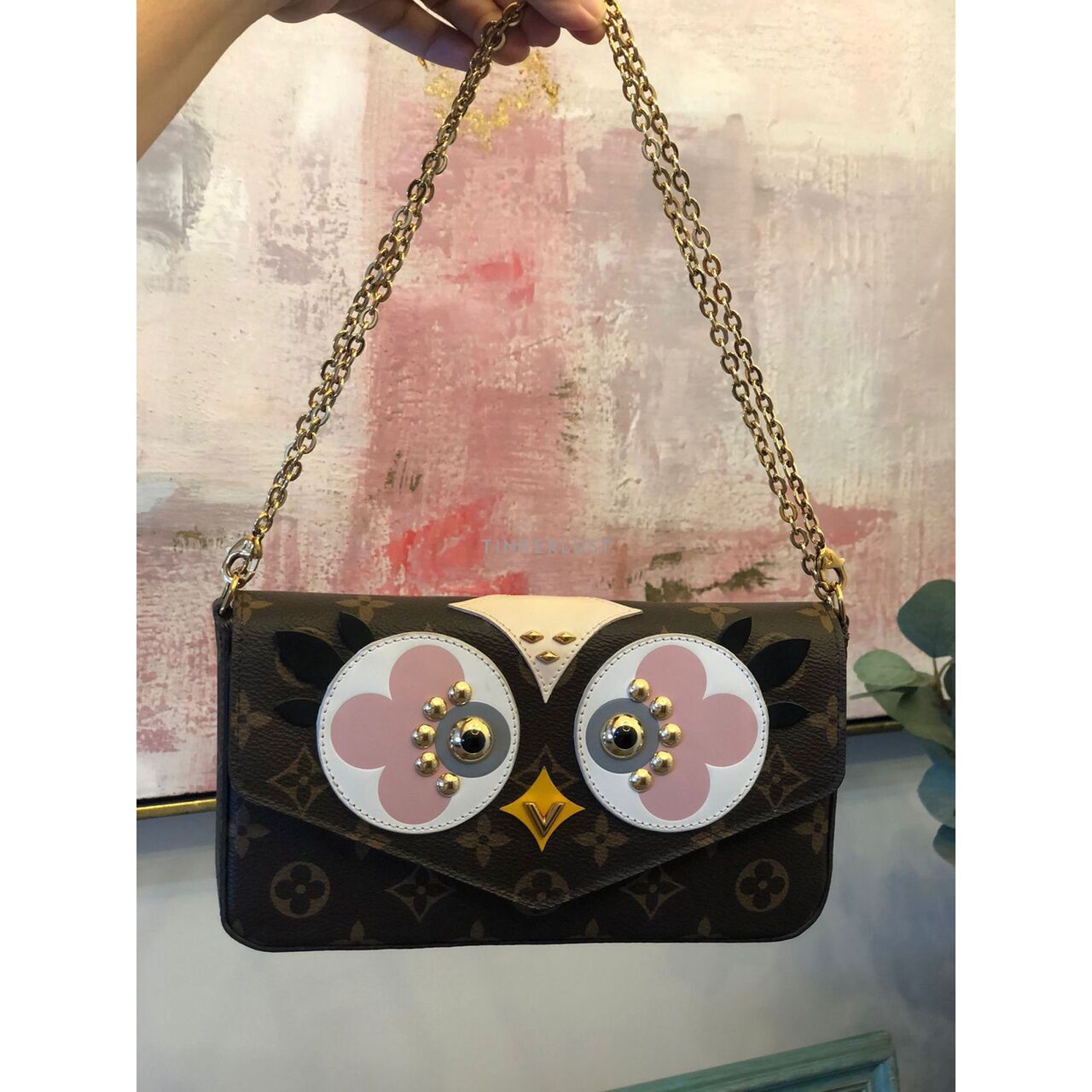 Louis Vuitton Felicie Pochette Owl Monogram 2017 Sling Bag