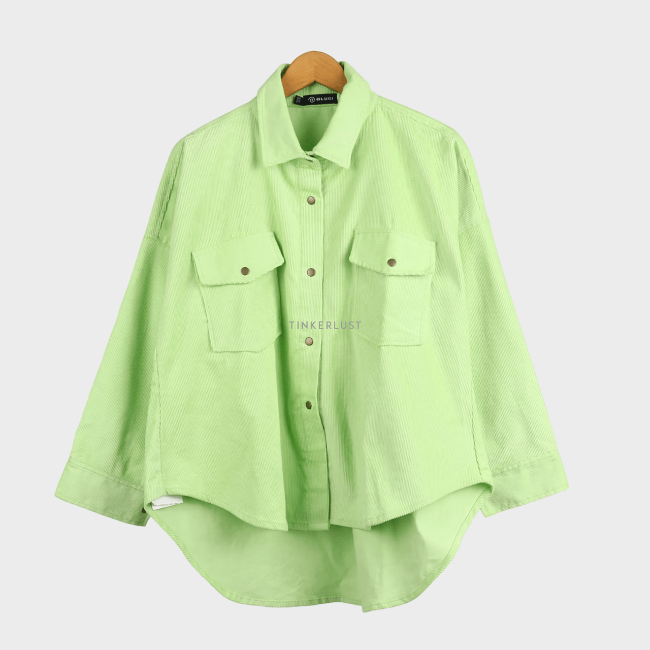 Blugi Green Neon Curduroy Shirt