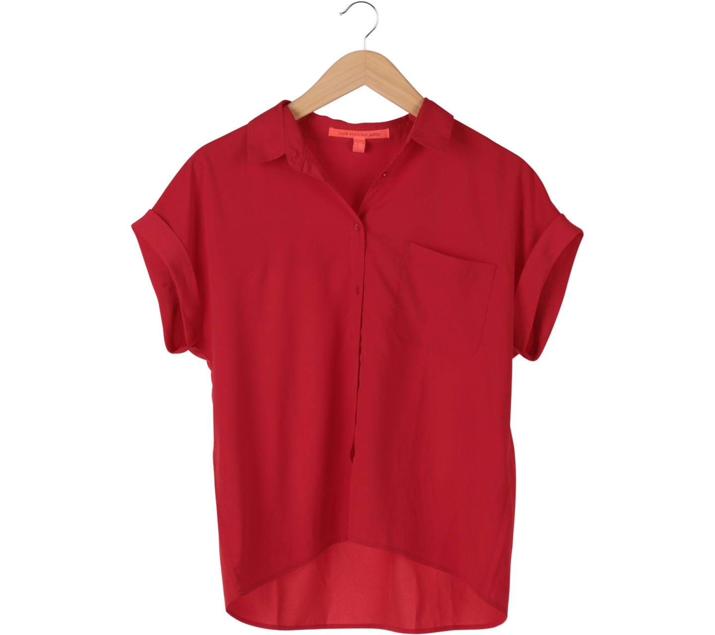 Mango Red Shirt Shirt