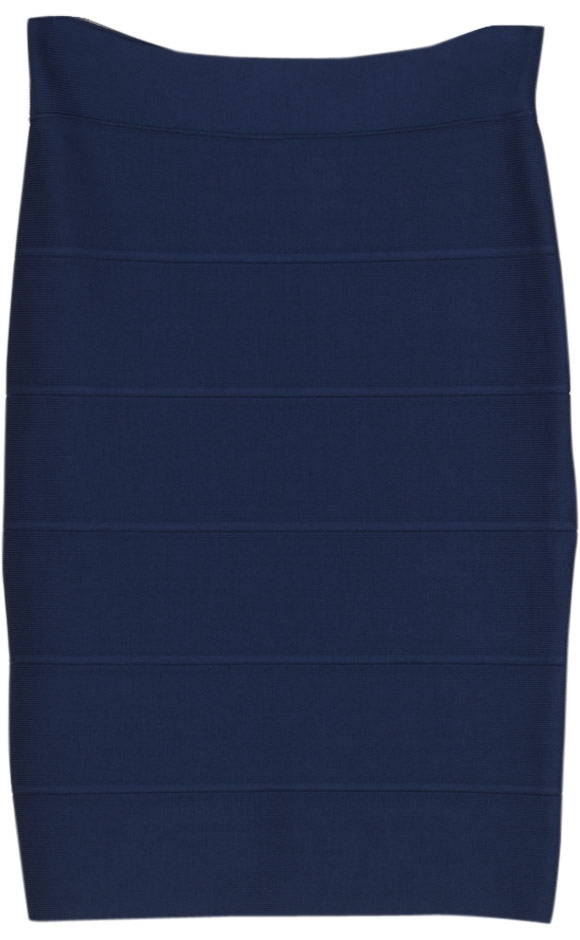 Dark Blue Bandage Skirt 