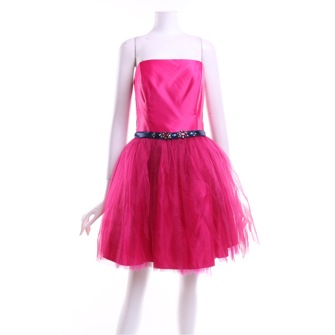 Jessica Mc Clintock Pink Tube Mini Dress