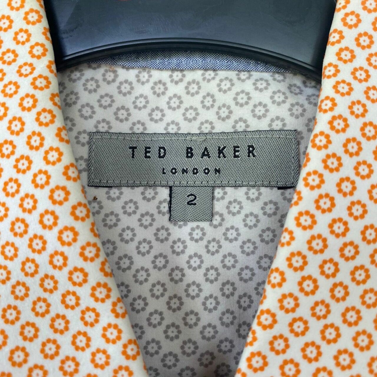 Ted Baker Orange Floral Kemeja