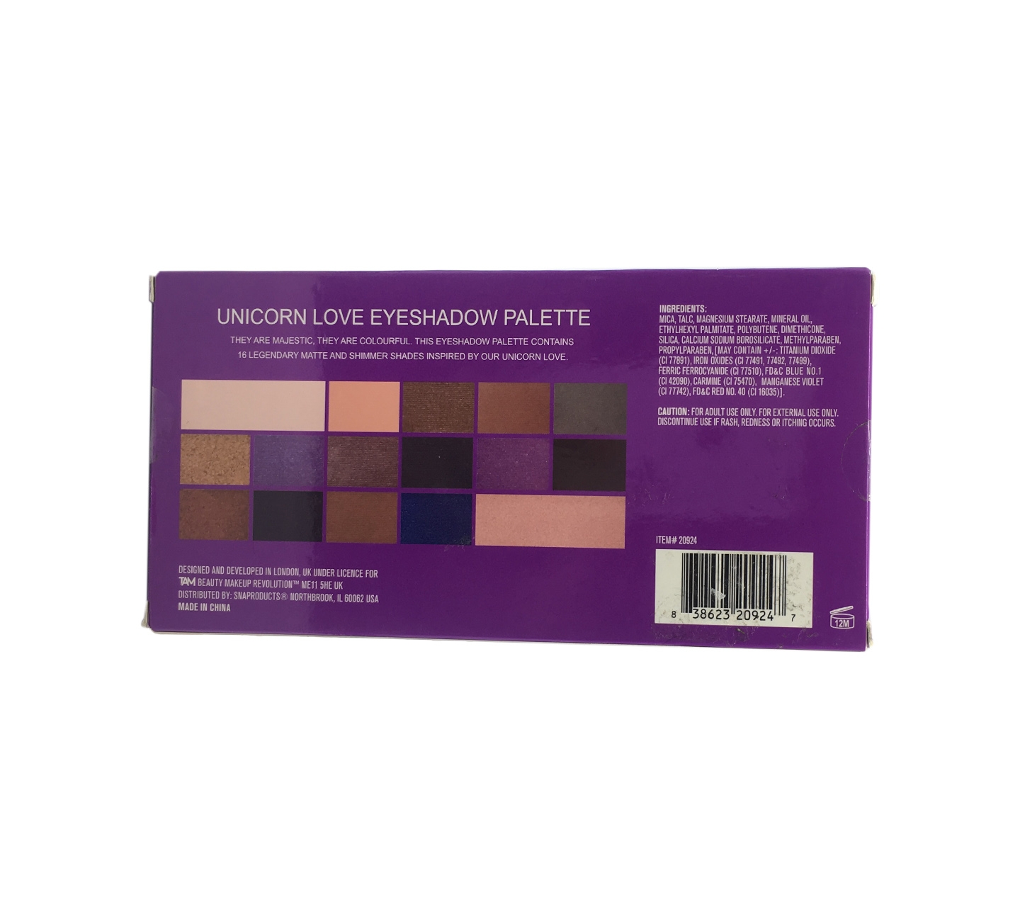 Revolution Unicorn Love Eyeshadow Palette 16 Legendary Matte And Shimmer Shades Sets And Palette