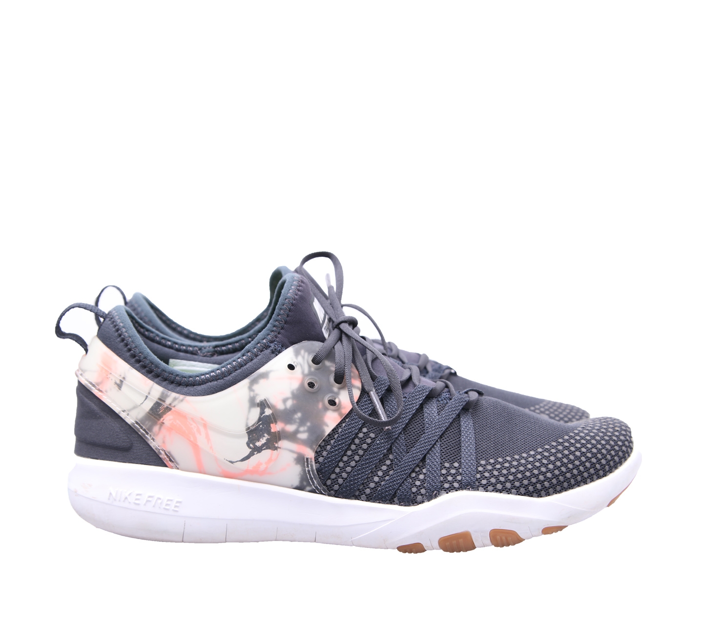 Nike Black Womans Free TR 7 Anthracite Marble Sneakers