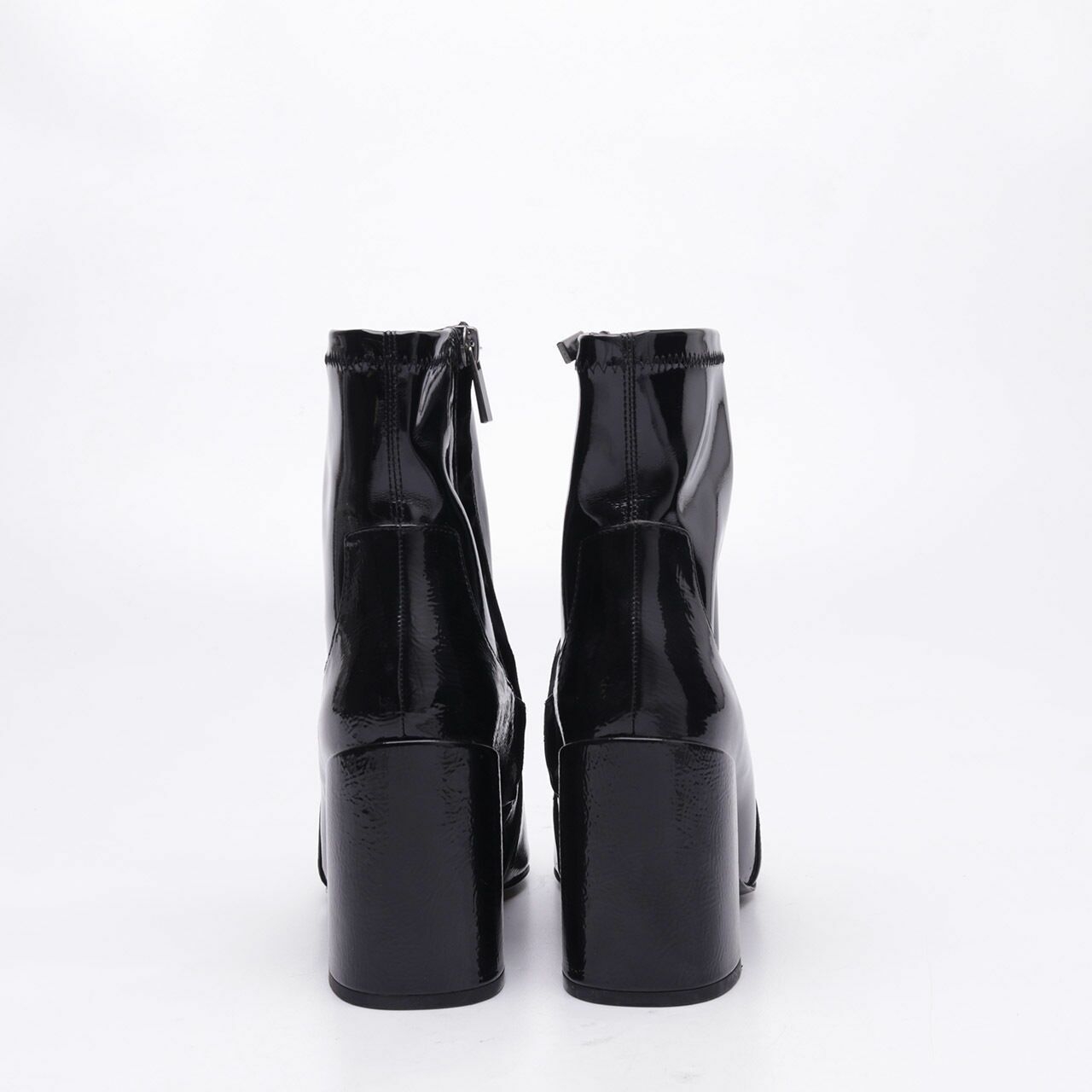 Mango Black Heels Boots