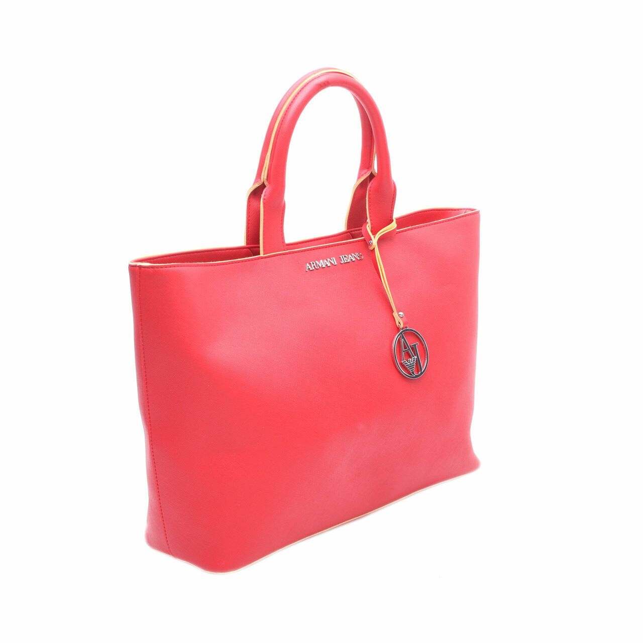 Armani Jeans Red Tote Bag