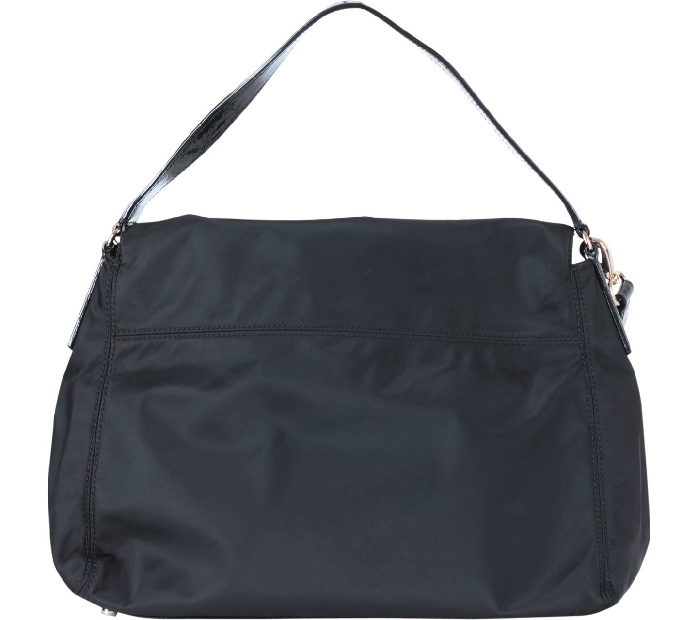 Kate Spade Black Folded Zipper Sling Bag