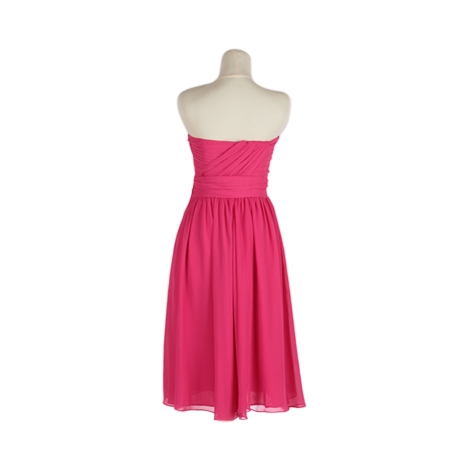Pink Tube Midi Dress
