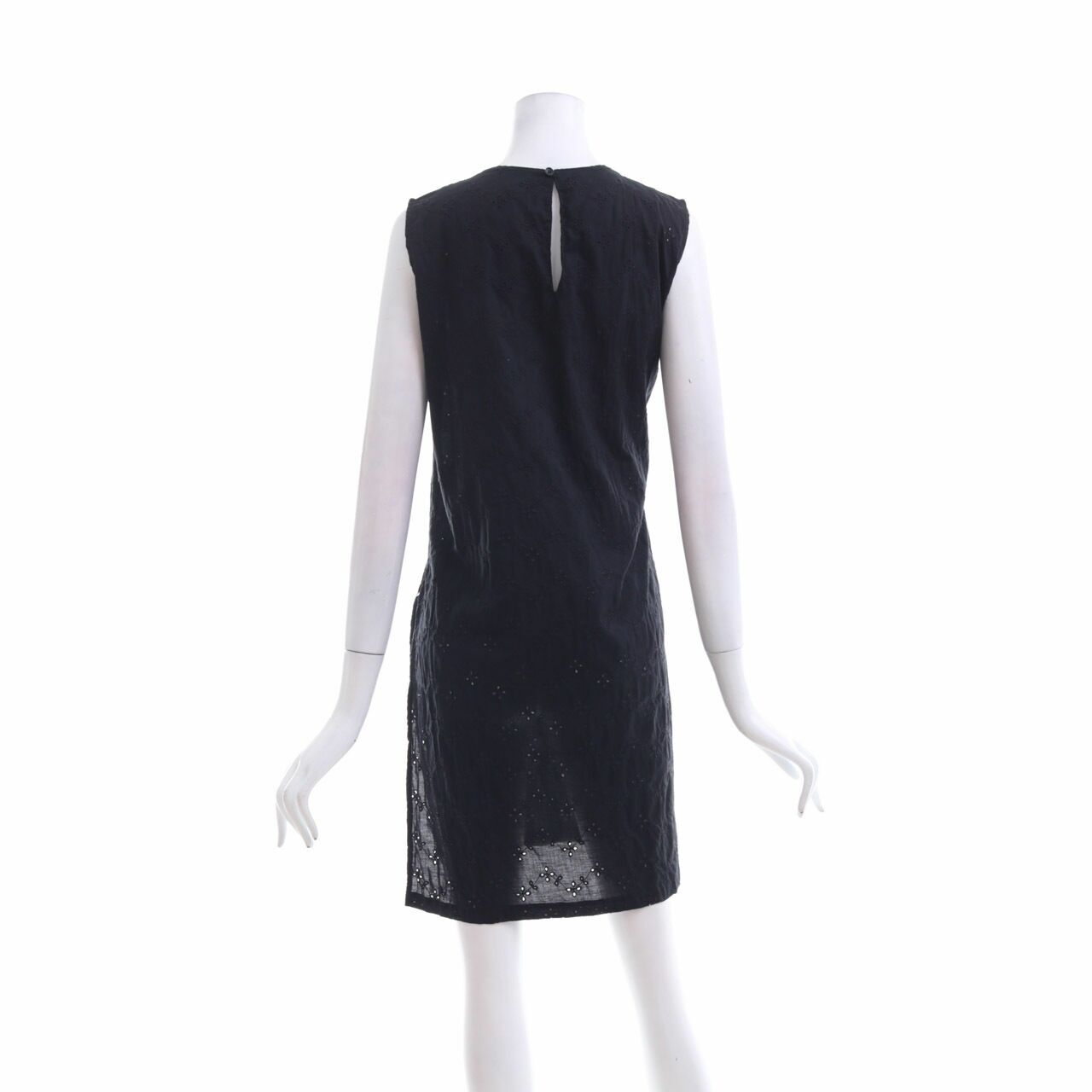 Tees And Scissors Black Perforeated Mini Dress