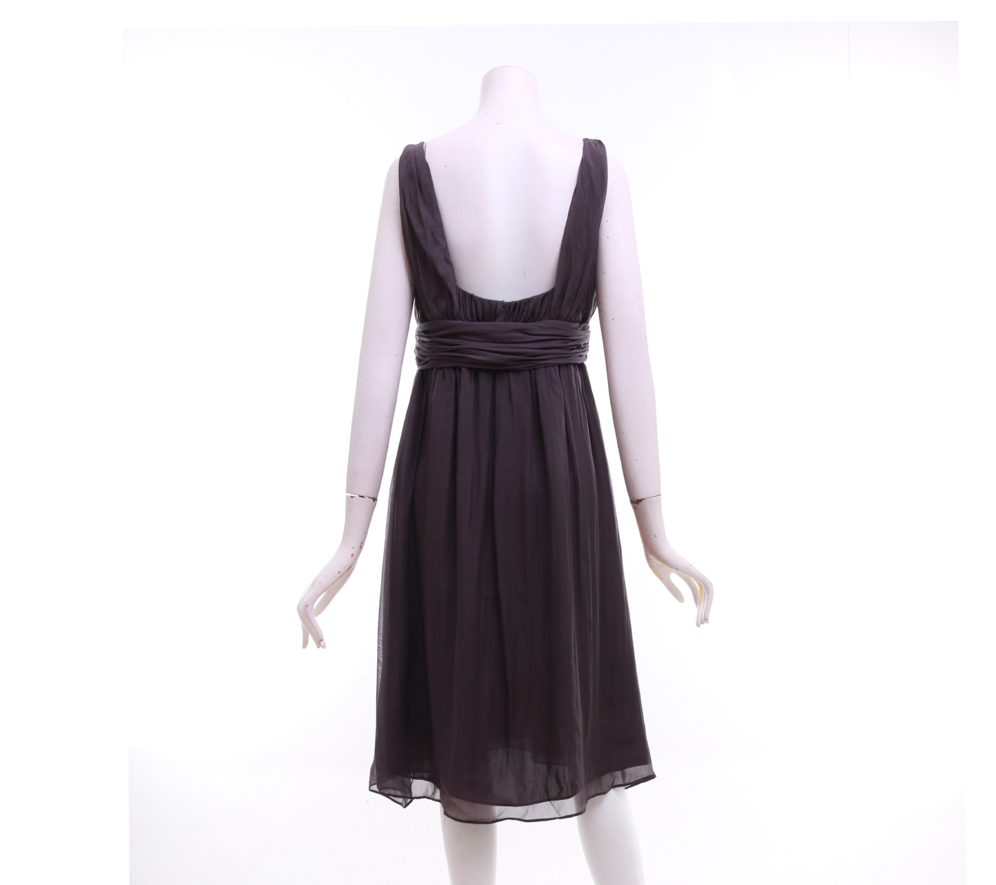Zara Dark Brown Midi Dress