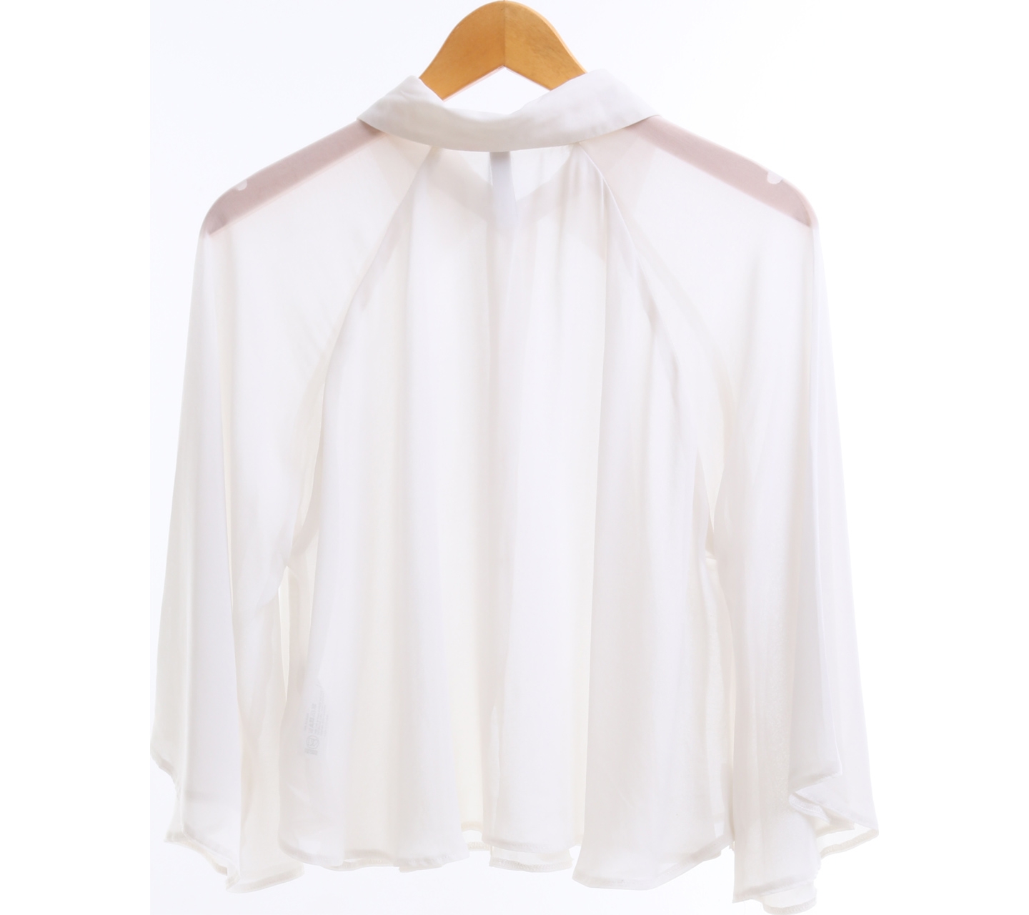 H! by Henry Holland Off White Sheer Blouse