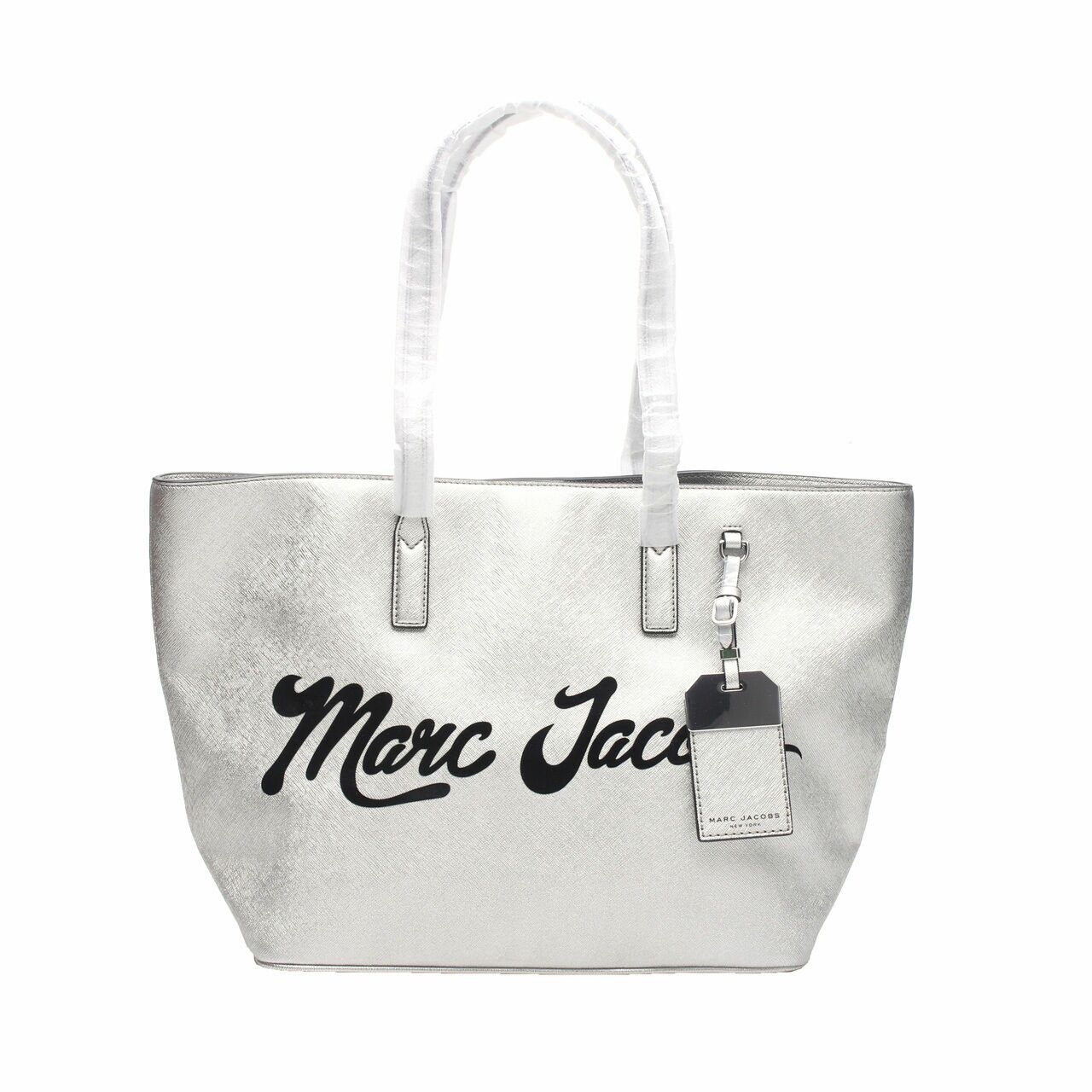 Marc Jacobs Silver Tote Bag